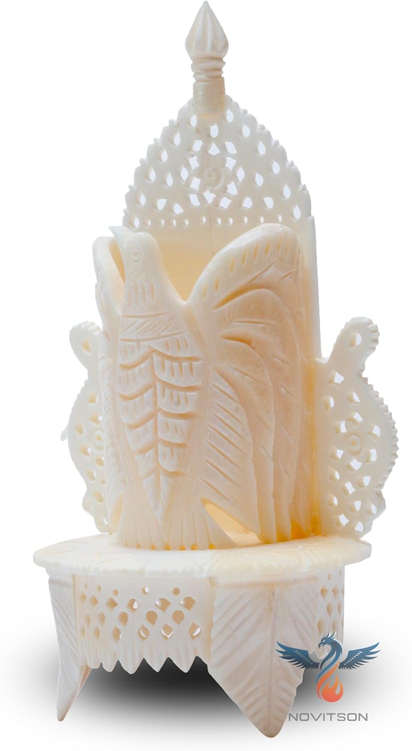 Dominion Class Eagle Pen Stand – Handcrafted Animal Bone Sculpture