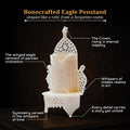 Dominion Class Eagle Pen Stand – Handcrafted Animal Bone Sculpture